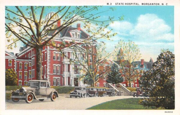 Morganton North Carolina State Hospital Vintage Postcard AA104574
