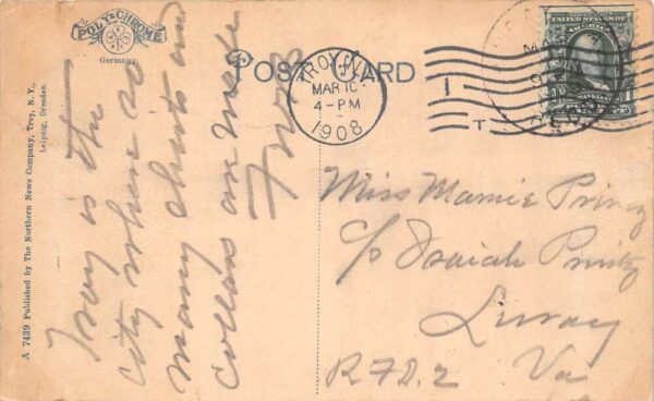 Troy New York Prospect Park Playground Sand Pit Postcard AA104588 - Image 2
