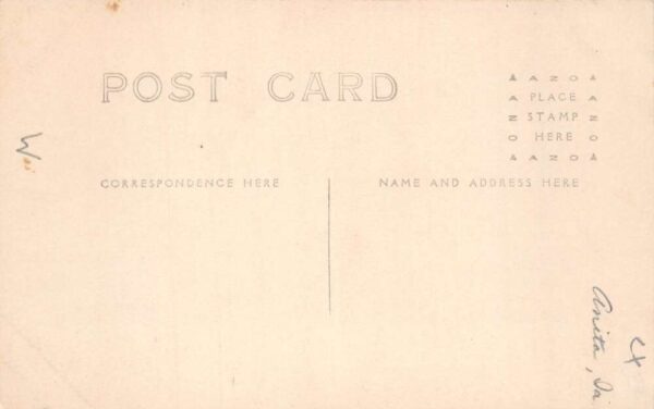 Anita Iowa 1911 Fire Disaster Ruins Real Photo Vintage Postcard AA104619 - Image 2