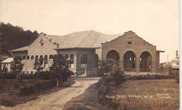 Prairie Farm Wisconsin Home Store Real Photo Vintage Postcard AA104628