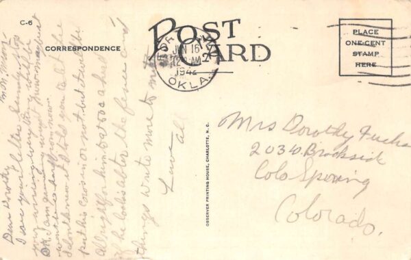 Douglas MacArthur Patriotic Greetings Military Vintage Postcard AA104650 - Image 2