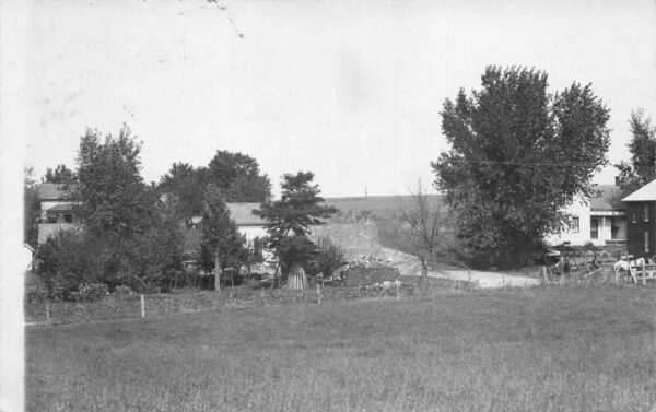Stockholm Wisconsin Town View Homes Farms Scenic View Real Photo PC AA104665