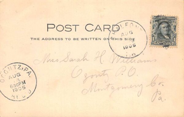 Doylestown Pennsylvania S Main Street Chalfont Real Photo Postcard AA104684 - Image 2