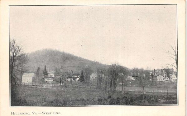 Hillsboro Virginia West End Birds Eye View Vintage Postcard AA104694