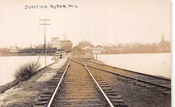 Ripon West Virginia Railroad Junction Scenic View Real Photo Postcard AA104705