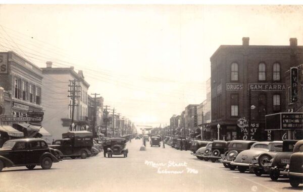 Nashua Minnesota Street Scene Real Photo Vintage Postcard AA104862