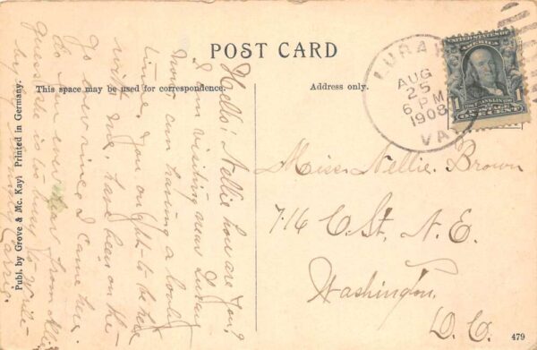 Lurary Virginia NW Depot Train Station Vintage Postcard AA104906 - Image 2