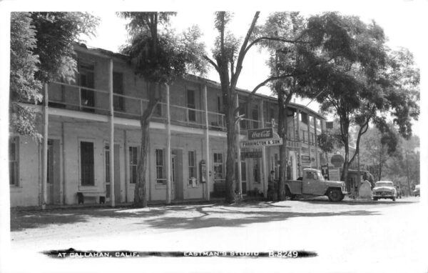 Callahan California Post Office General Store Coke Sign Real Photo PC AA105018