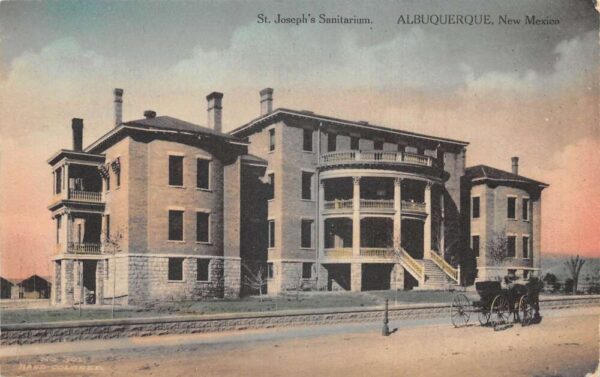 Albuquerque New Mexico St Josephs Sanitarium Vintage Postcard AA105038