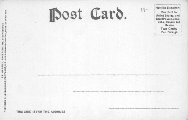 Casco Bay Maine Cleaves Cove Chebeague Island Swimming Postcard AA105061 - Image 2