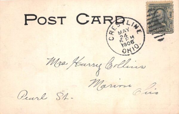Crestune Ohio High School Vintage Postcard AA105075 - Image 2