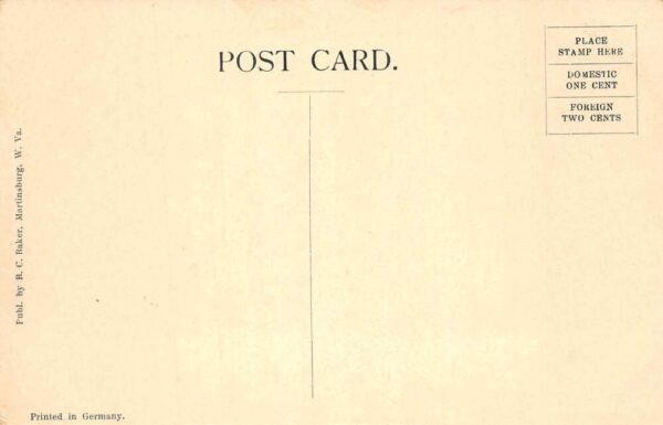 Martinsburg West Virginia Schoppert Ford Bridge Opequon Creek Postcard AA105093 - Image 2