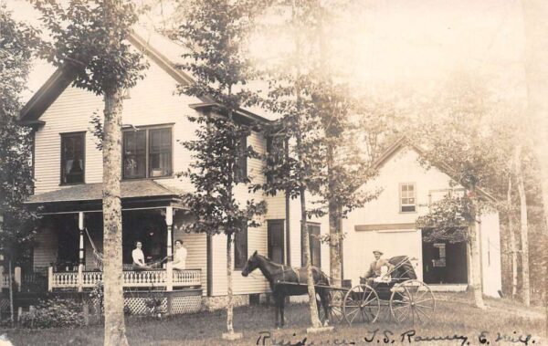 East Millinocket Maine Home Exterior View Real Photo Vintage Postcard AA105097