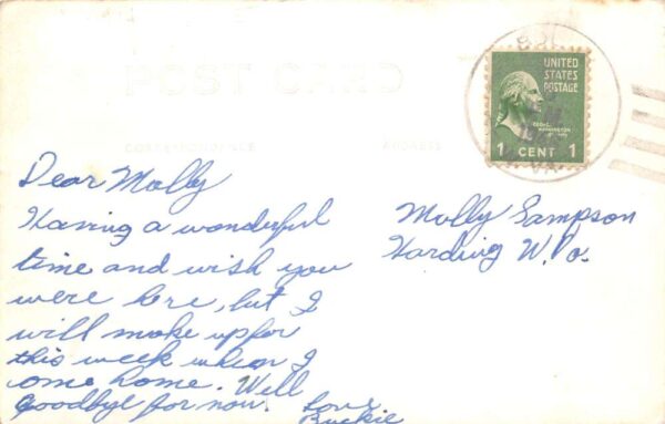 Bolair West Virginia 4H Camp Caesar Swimming Pool Real Photo Postcard AA105132 - Image 2