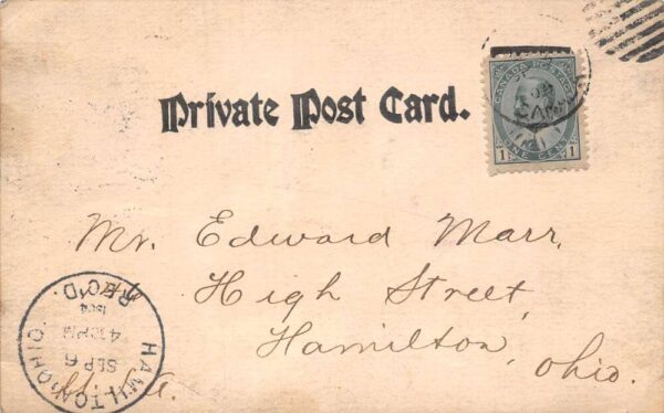 Quebec Canada Men on Ship Real Photo Vintage Postcard AA105191 - Image 2
