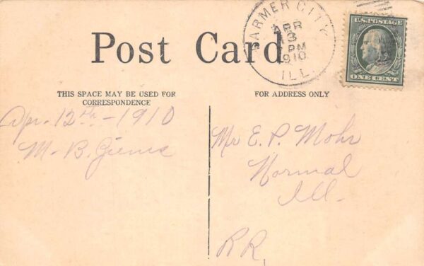 Greetings Good Luck Tokens Clover Horseshoe Swastika Vintage Postcard AA105313 - Image 2