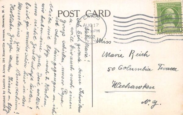 Cairo New York Carlton Terrace Vintage Postcard AA105325 - Image 2