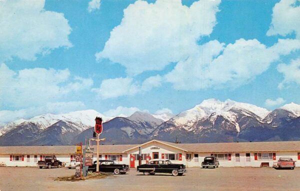 Ronan Montana Allentown Motel and Cafe Phillips 66 Postcard AA105351