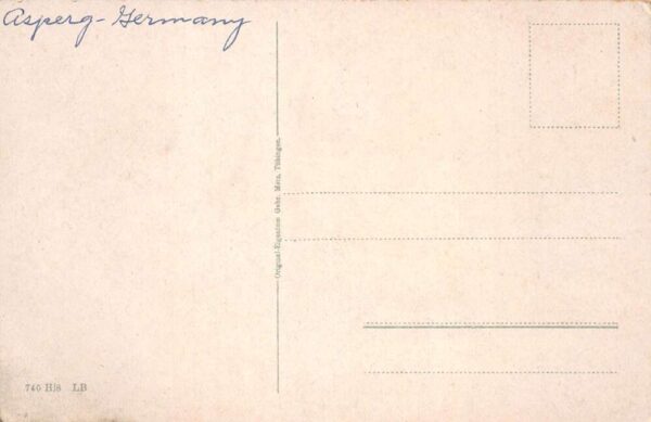 Asperg Germany Hohenasperg Festung Fortress Multiview Vintage Postcard AA105373 - Image 2