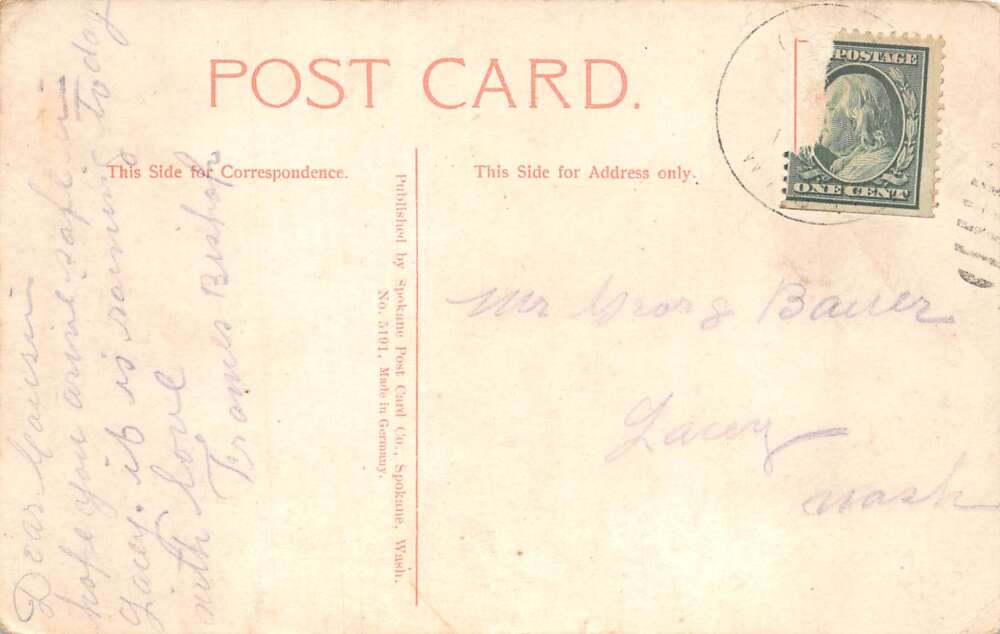 Clear Lake Washington Duck Shooting Hunting Vintage Postcard AA85961 - Image 2