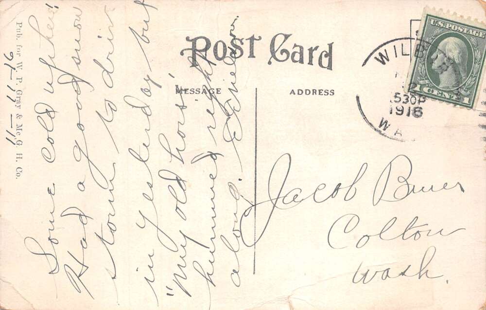 Wilber Washington Dept Store Hardware Furniture Groceries Postcard AA85981 - Image 2