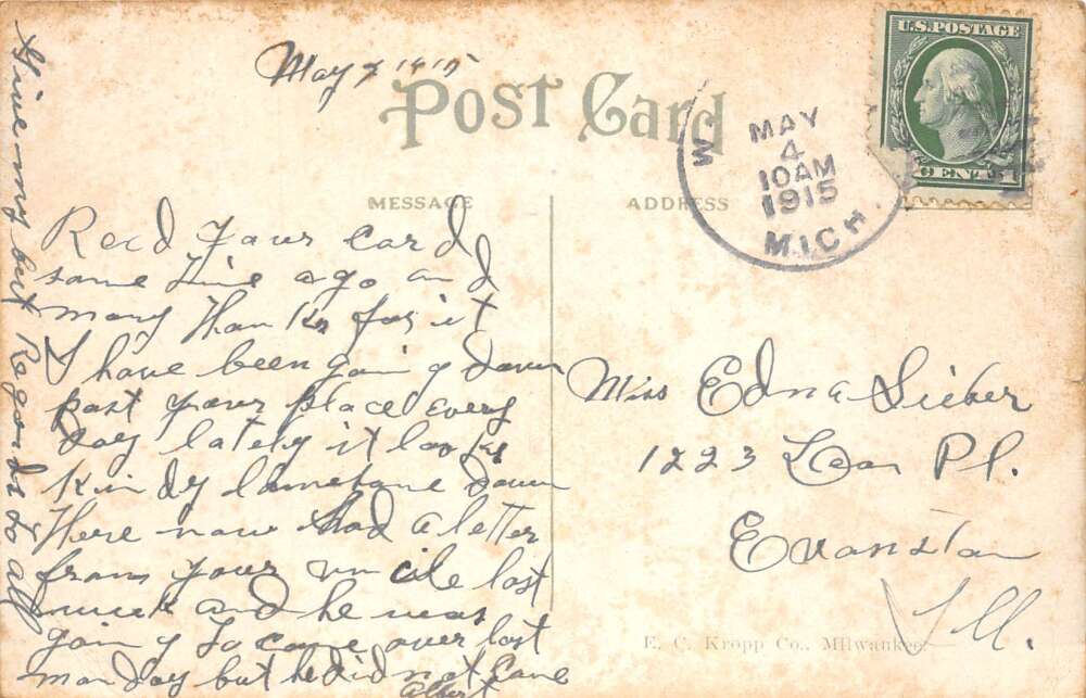 White Lake Michigan Sylvan Beach The Arcade Vintage Postcard AA105344 - Image 2