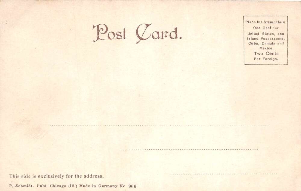 Chicago Illinois Washington Park Race Track Train Station Postcard AA105399 - Image 2