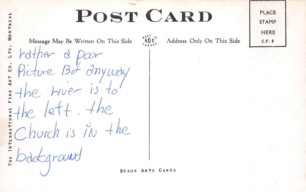 Beauharnois Quebec Canada Howard Smith Paper Mill Vintage Postcard AA105657 - Image 2