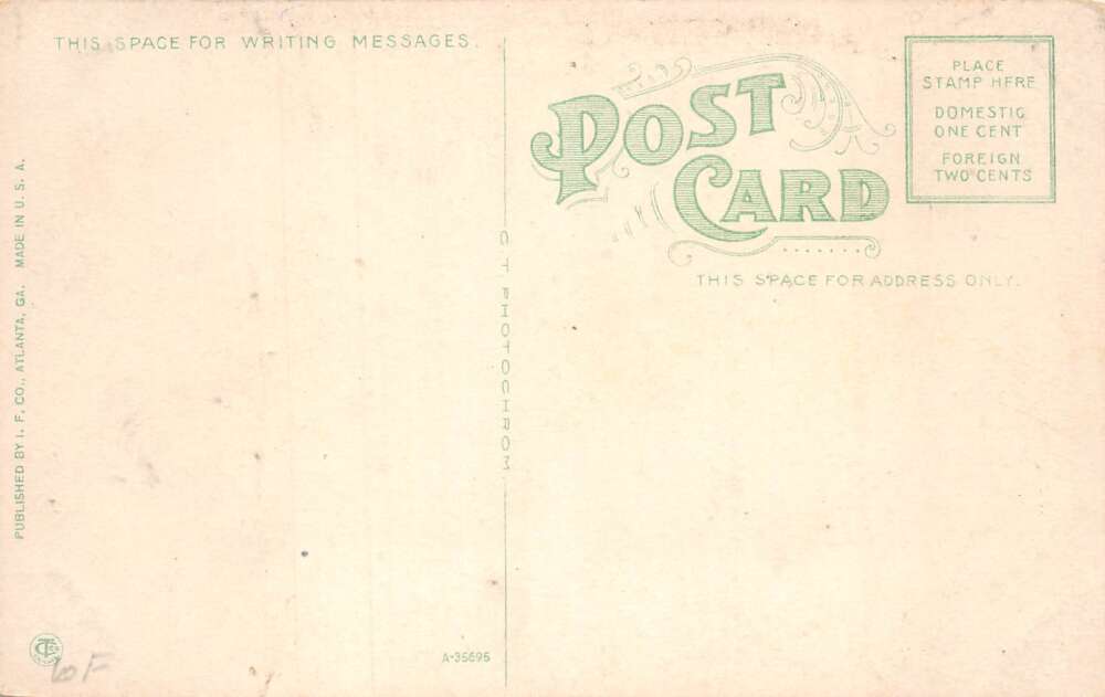 Atlanta Georgia Military Academy Vintage Postcard AA105674 - Image 2