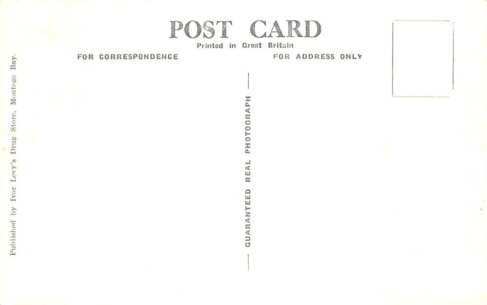 Montego Bay Jamaica Postal and Telegraph Offices Real Photo Postcard AA105708 - Image 2