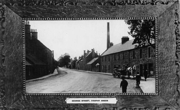 Coupar Angus Scotland George Street Real Photo Vintage Postcard AA105711