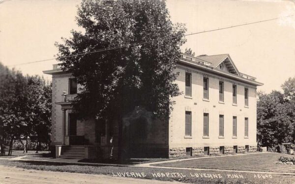 Luverne Minnesota Luverne Hospital Real Photo Vintage Postcard AA105716