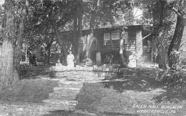 Wernersville Pennsylvania Galen Hall Bungalow Vintage Postcard AA105722