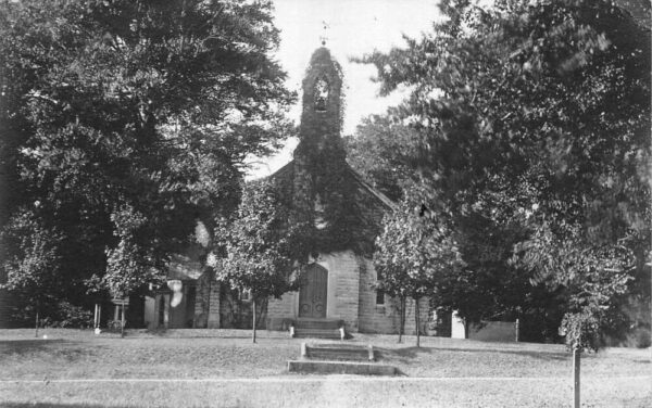 Pewee Valley Kentucky Church Real Photo Vintage Postcard AA105731