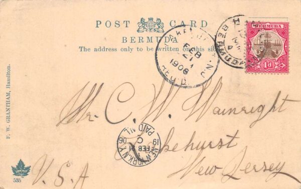 Devonshire Bay Bermuda Scenic Views Vintage Postcard AA105732 - Image 2