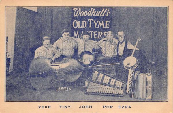 Elmira Heights New York Woodhull Boys Band Music Vintage Postcard AA105764