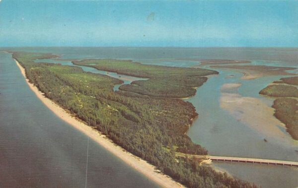 Captiva Island Florida Aerial View Vintage Postcard AA105781