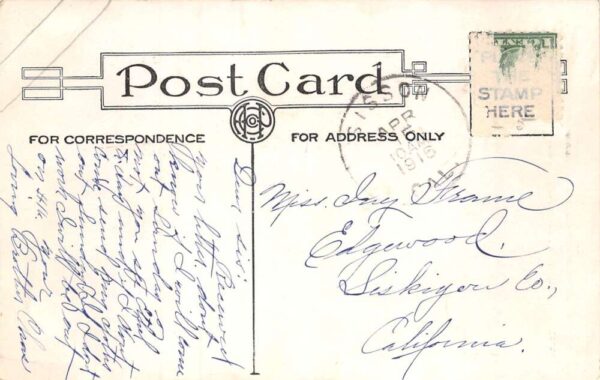 Sisson California Greetings Scenic View Vintage Postcard AA105787 - Image 2
