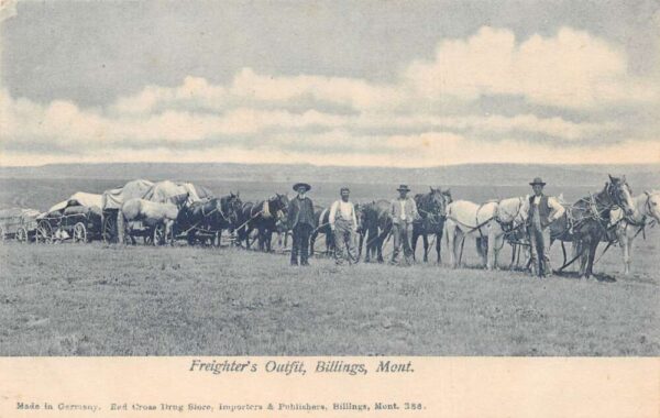 Billings Montana Freighter's Outfit Vintage Postcard AA105791