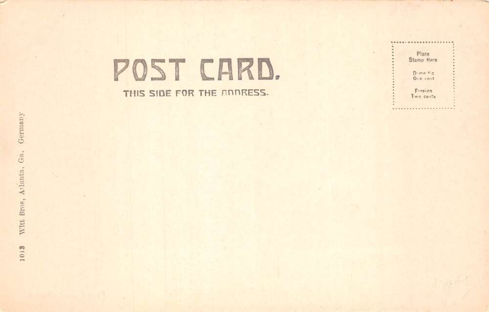 Atlanta Georgia Peachtree Street and Trolley Vintage Postcard AA105793 - Image 2