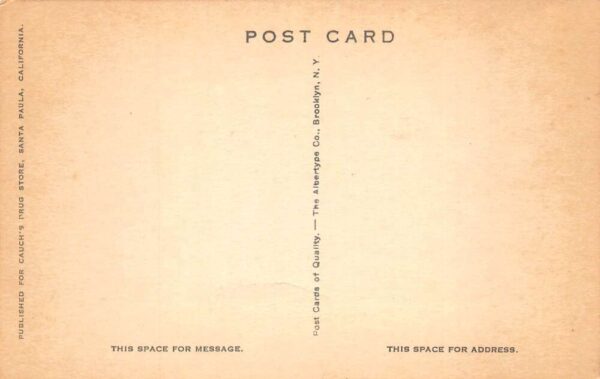 Santa Paula California Limoneria Ranch Packing House Vintage Postcard AA105813 - Image 2