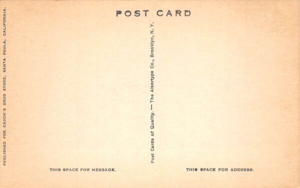 Santa Paula California Pleasant Street Vintage Postcard AA105815 - Image 2
