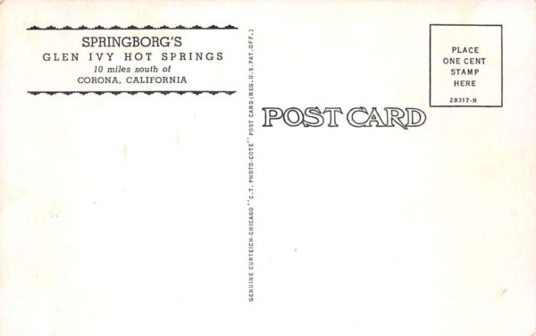 Corona California Glen Ivy Hot Springs Springborgs Dog Mascots PC AA105818 - Image 2