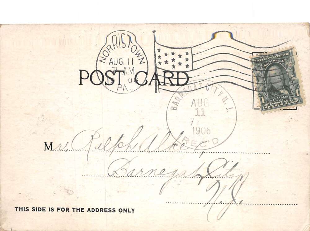 Norristown Pennsylvania White City Amusement Park Vintage Postcard AA105829 - Image 2