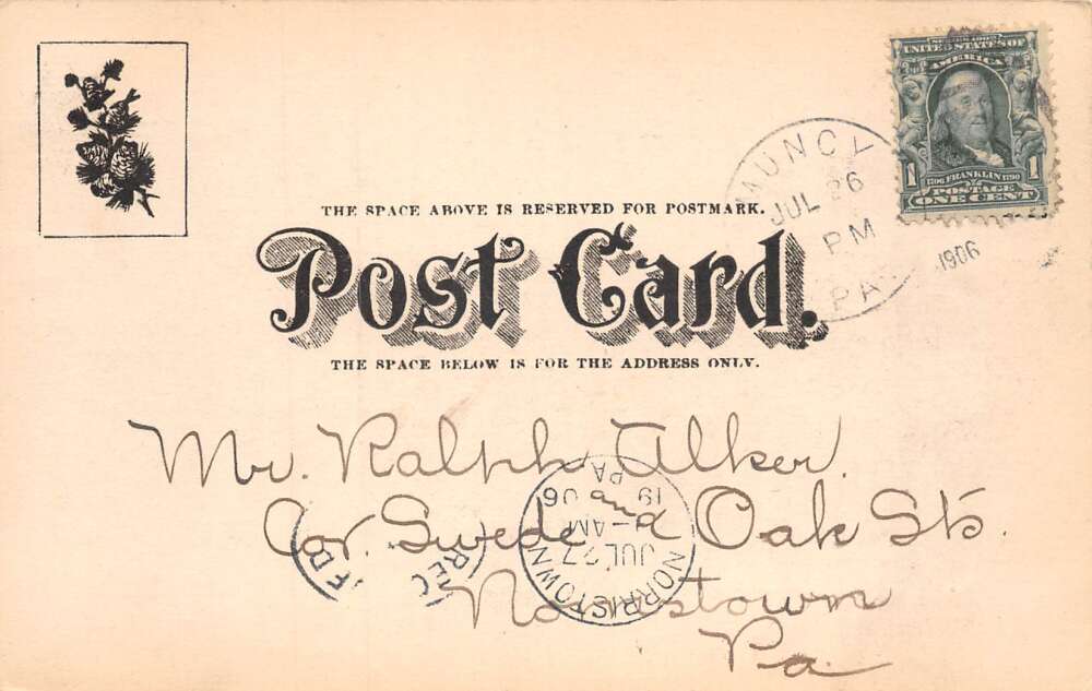 Muncy Pennsylvania Muncy Creek Vintage Postcard AA105832 - Image 2