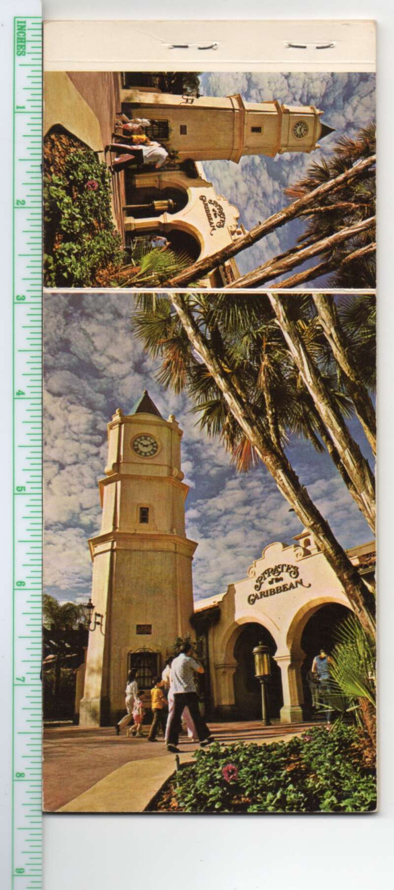 8 Views Disneyland Pirates of the Caribbean Vintage Postcard Booklet AA105839 - Image 2