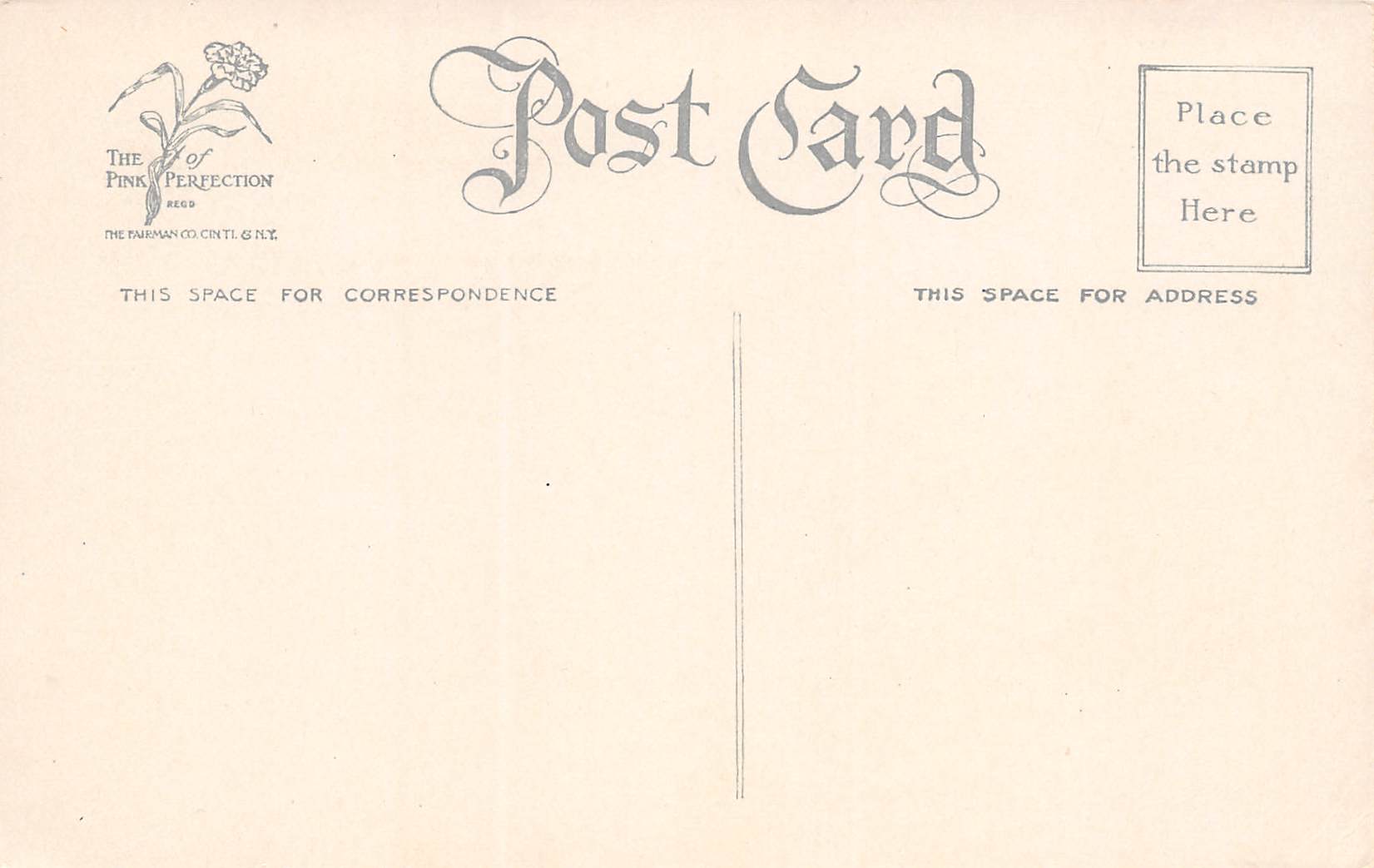 Halloween, Child W/ Candle, JOL, Fairman Pink Perfection, Vintage PC U26234 - Image 2