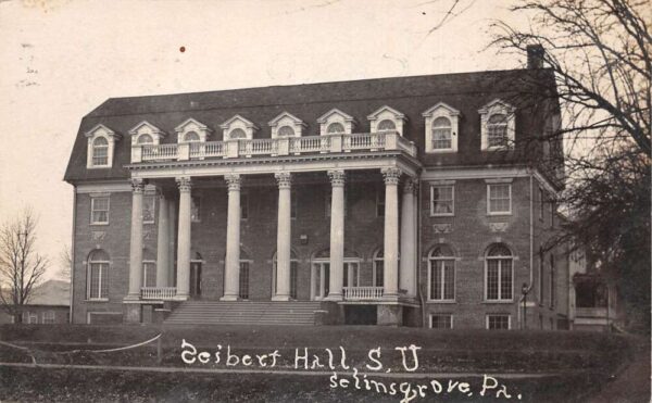 Selinsgrove Pennsylvania Susquehanna College Seibert Hall Real Photo PC AA105992