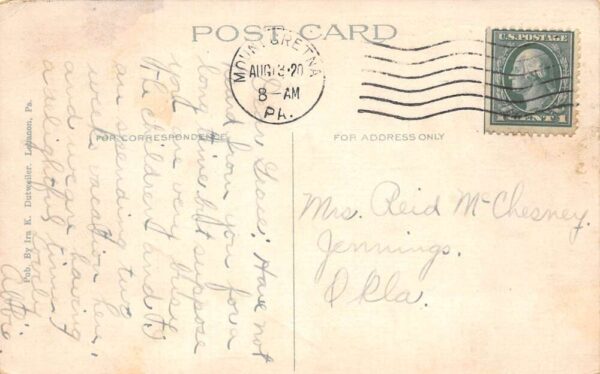 Mt Gretna Pennsylvania Post Office and Chocolate Vintage Postcard AA105993 - Image 2