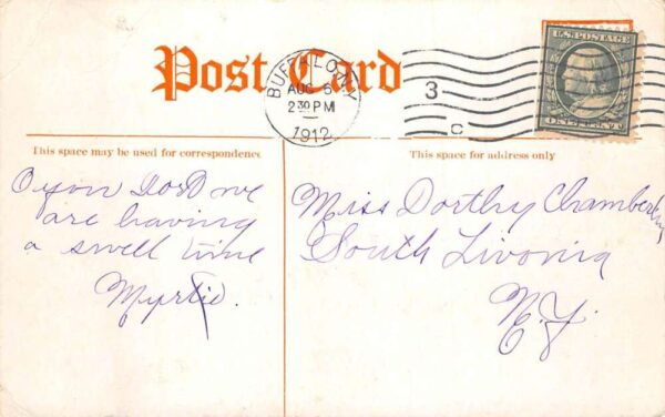 East Aurora New York EE Henshaw's Residence Vintage Postcard AA106040 - Image 2